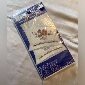 Vintage Betsy Ross 2 Pillow Cases for Embroidery